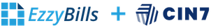 EzzyBills and Simpro Integration logos